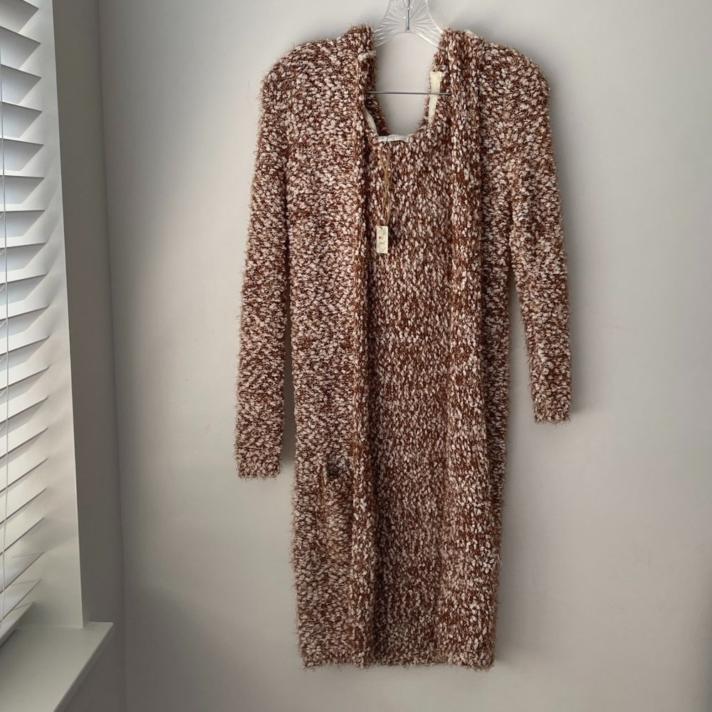 Proof Apparel Women Long Cardigan Hooded Coat